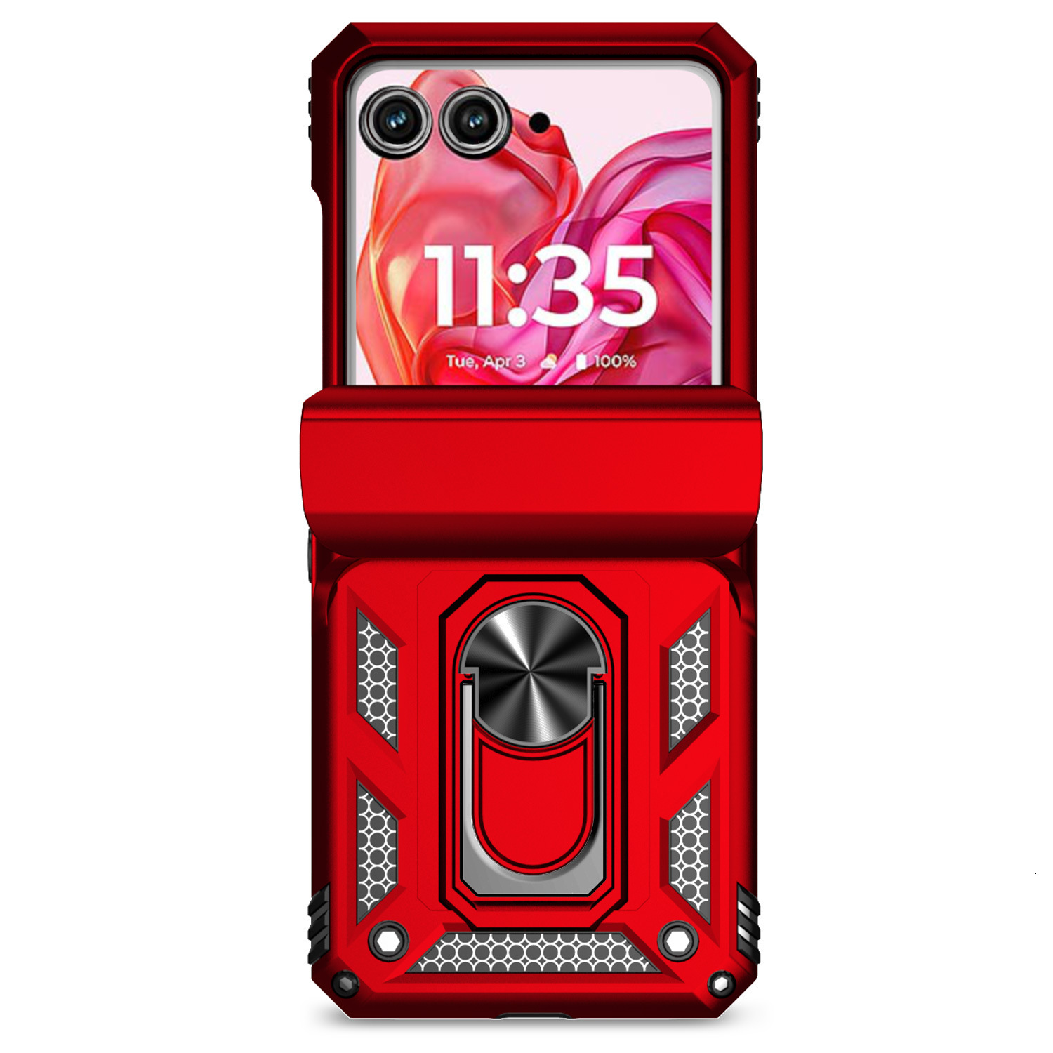 New Model Compatible with MOTO Razr 2024 Sergeant Two-in-One Foldable Case Motorola Protective Cover ddmythur