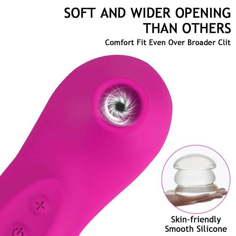 Powerful Clit Sucker Vibrator Tongue Vibrating Nipple Sucking Blowjob Clitoris Stimulator Etotic Sex Toys for Women MasturbatorXJ250704
