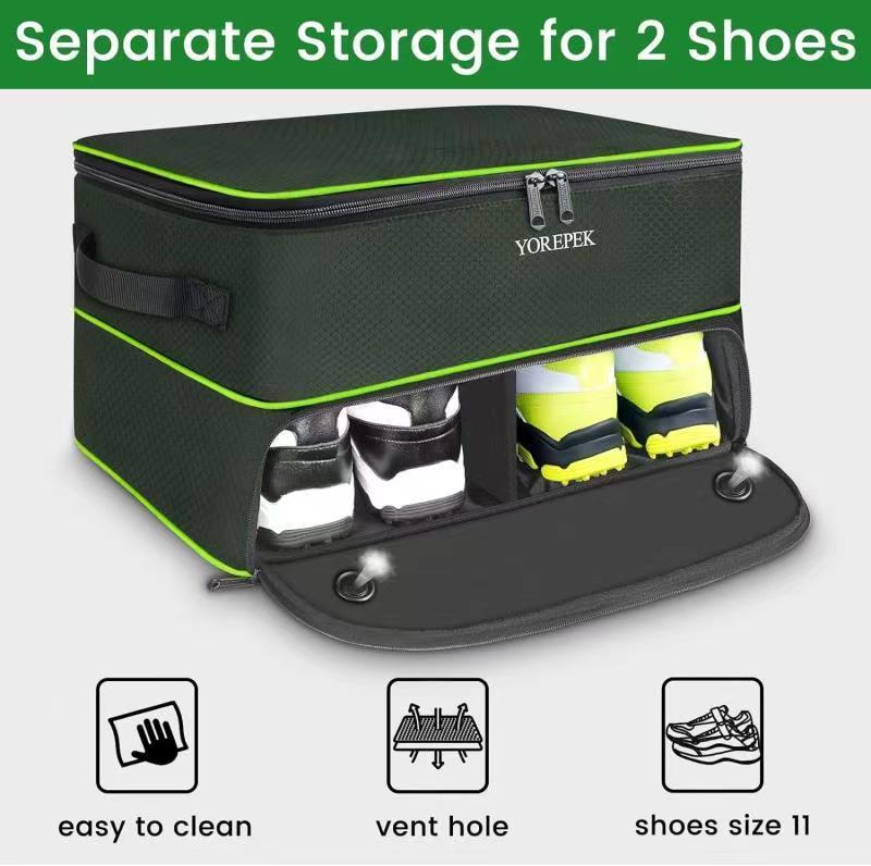 vehicle compatible car boot golf bag with storage pockets portable accessory organizer