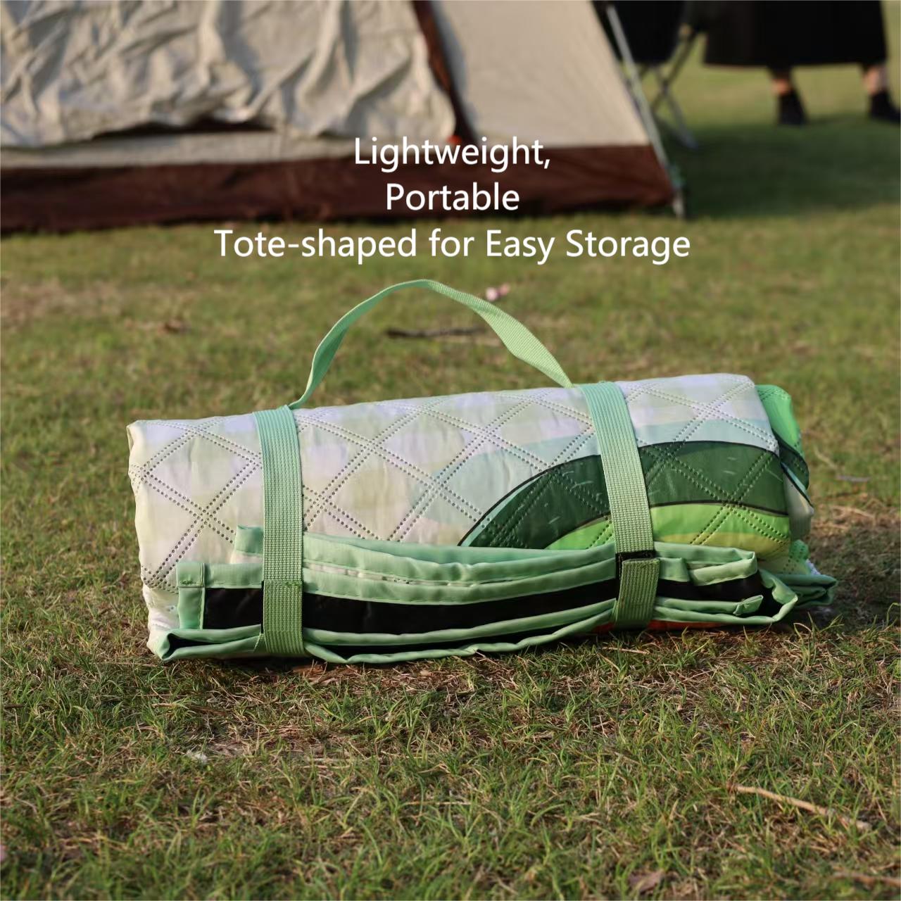 Camping picnic mat outdoor supplies portable thick more durable waterproof oxford cloth fun ground mat Super Cute Avocado