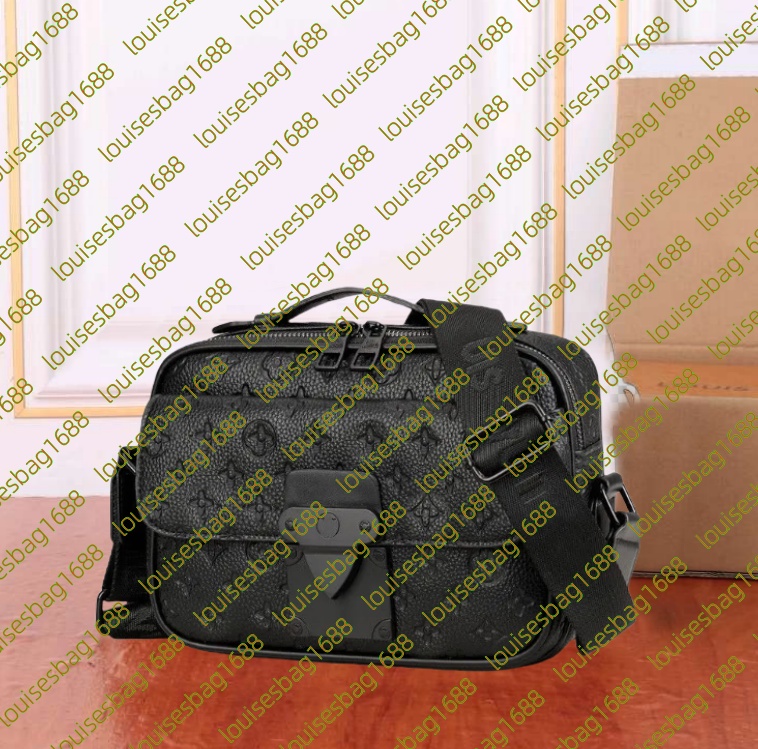 2024Hot Fashion Mens print Shoulder Bags Man Genuine Leather Briefcases Bolsas Messenger Bag Wedding Dress business Crossbody Bag Handbags A18