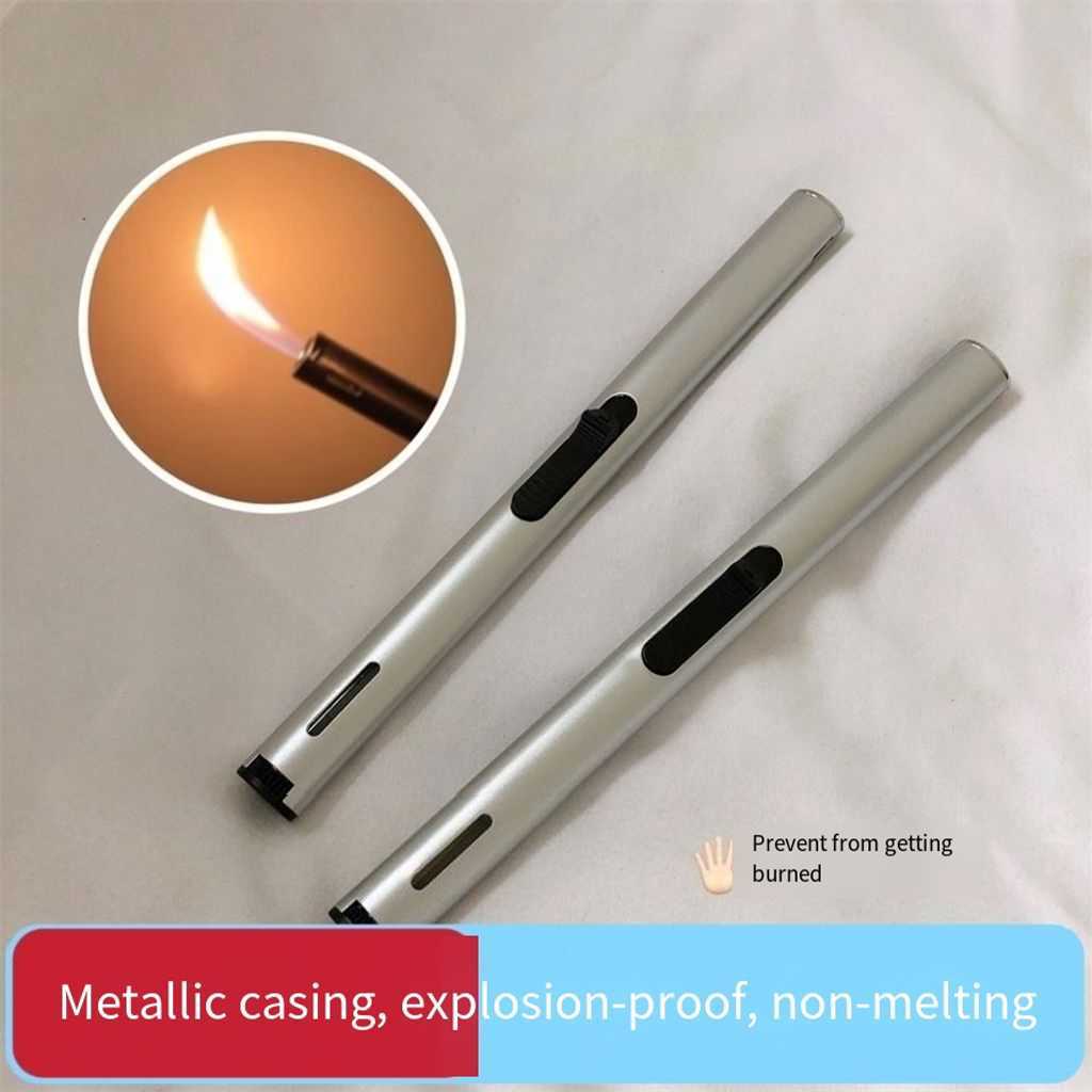 New model handheld long-style ignition device, windproof kitchen gas stove lighter, inflator for household use, scented candle for burning, companion 