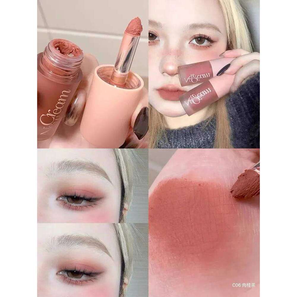 Joocyee lti-pose Lipstick Blush Eyeshadow 3-in-1 Soft Matte Veet Mist Cream Lip Glaze Full Face Makeup Brightening X250705