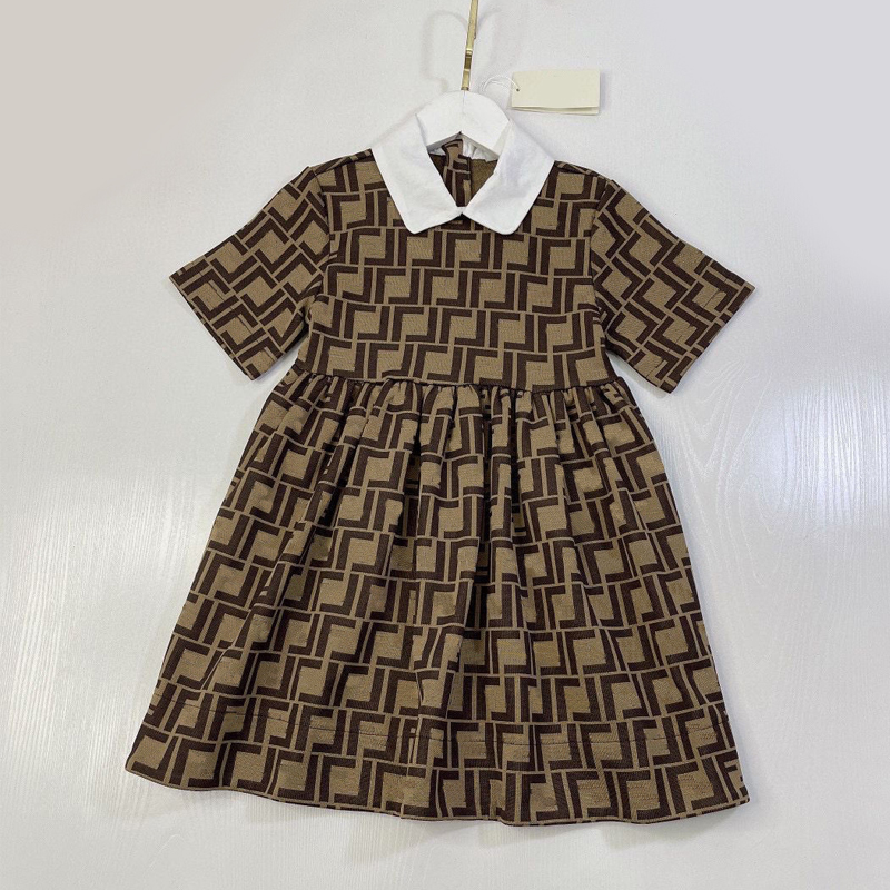 T-shirts Designer Baby Girls Clothing Children Long Sleeve White T-shirt Classic Brand Kids Spring Dress Set Letter Clothes