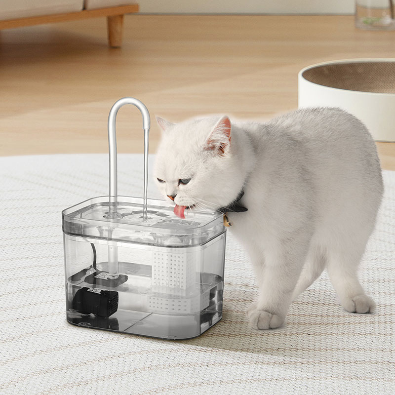 1.5L Cat Water Dispenser Automatic Circulation Flow Silent Non Wet Mouth Water Dispenser Pet Supplies