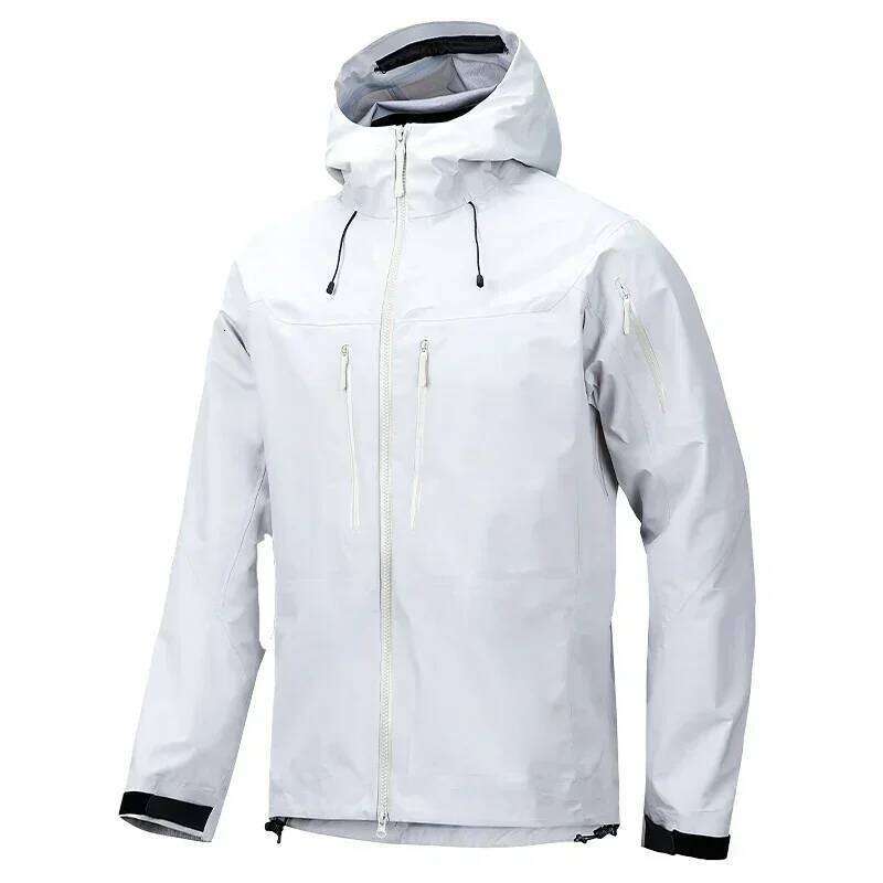 Jacket Men's Sports Casual Soft-Shell Zipper Pocket Water Windbreaker New Autumn Functional Camping Hooded Raincoat 250701 250701