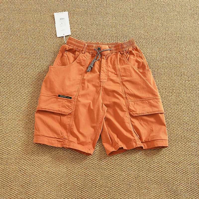 2025 Summer New Arrival | American Heavyweight Vintage Stretch Cargo Shorts | Trendy Relaxed 5-Inch Inseam Mens Casual Shorts W250705