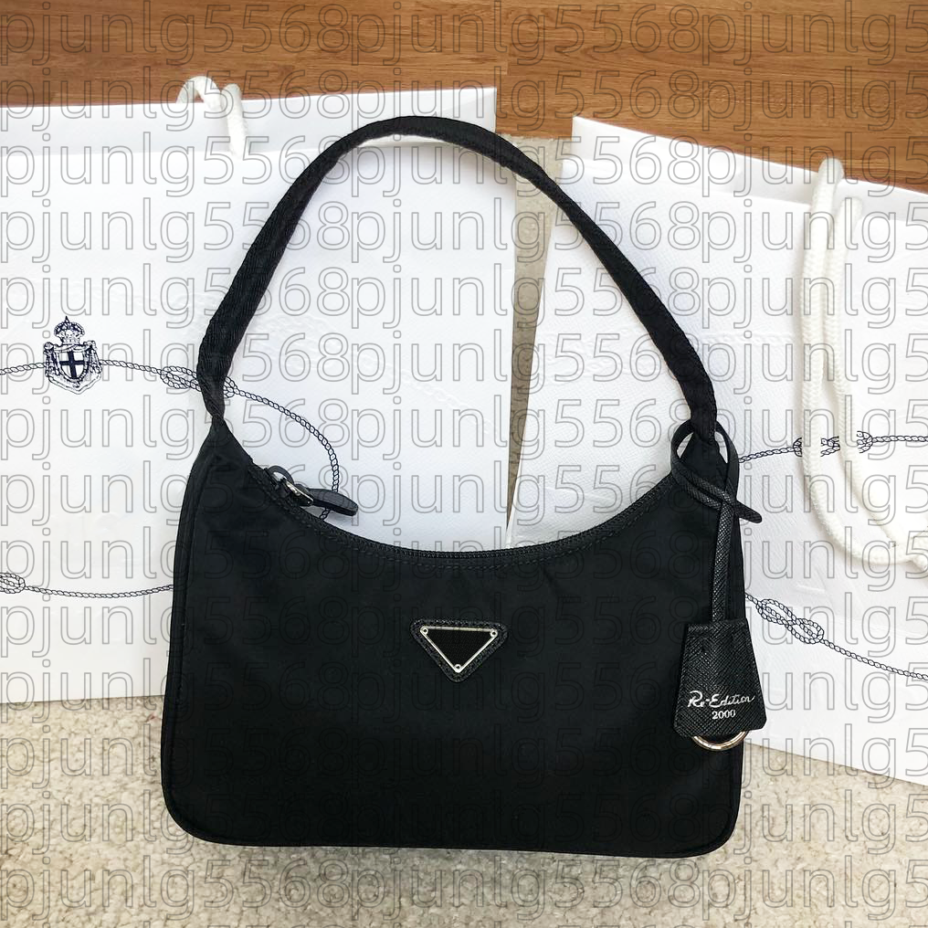 10A designer bag mirror quality nylon underarm shoulder bag luxurys hobo handbags hip-hop 3pcs shoulder bag lady leather totes 12colors Cross body clutch bag purses