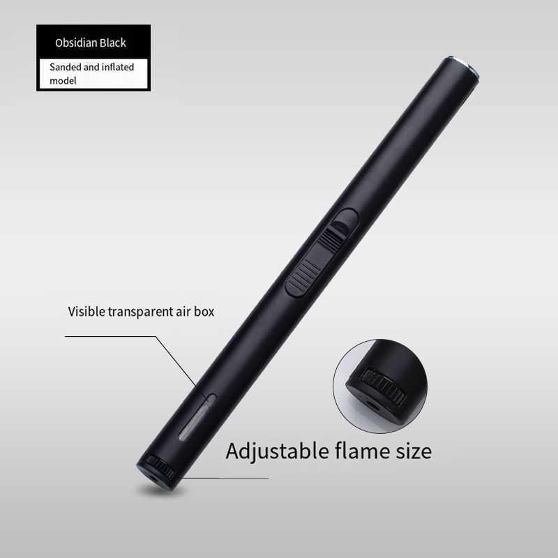 New model handheld long-style ignition device, windproof kitchen gas stove lighter, inflator for household use, scented candle for burning, companion 