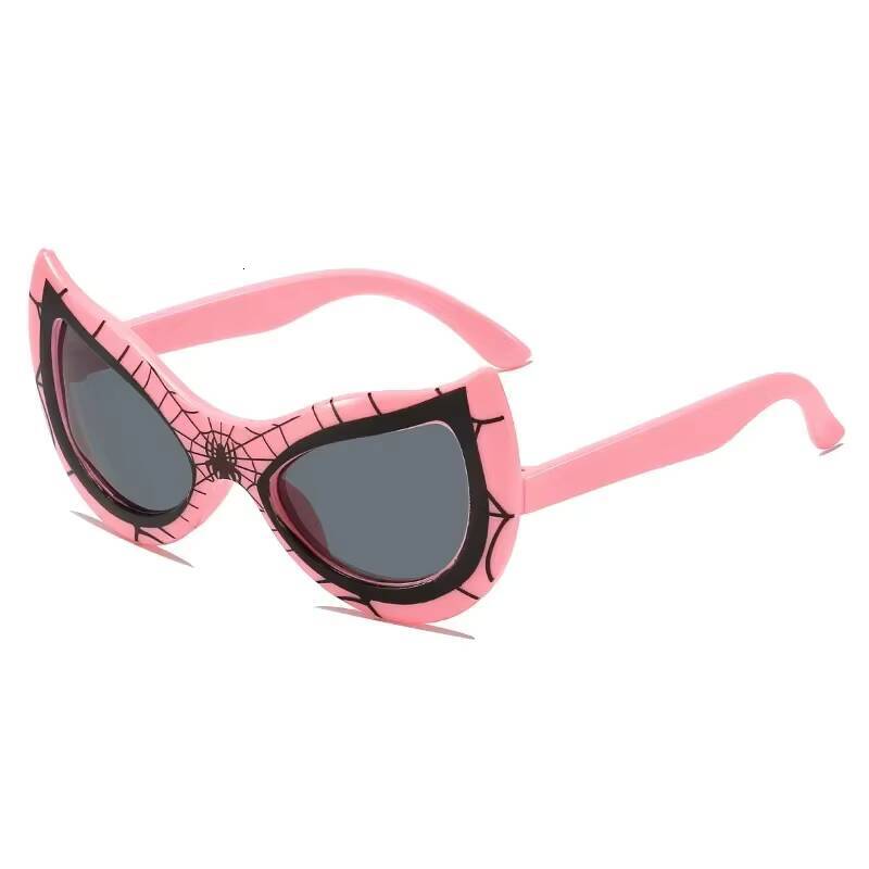 Kids Spider Sunglasses Boy Girl Cat Eye Flexible Sun Glasses UV400 Anti UVA UVB Sunshades Outdoor Goggles ddmythur Z260305