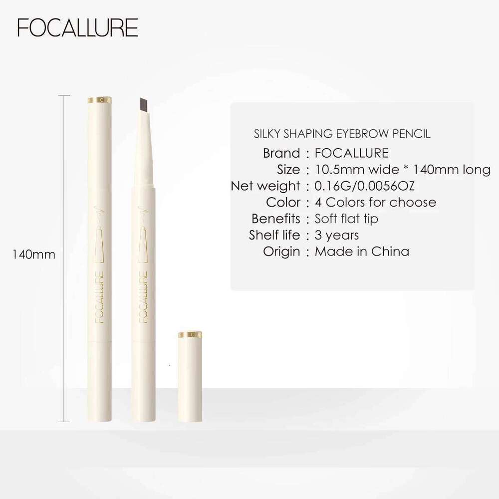 FOCALLURE Eyebrow Sliding Design Soft Pencil Tip Ultra Fine Brow Pen Super Waterproof Natural Eye Makeup Cosmetics X250705