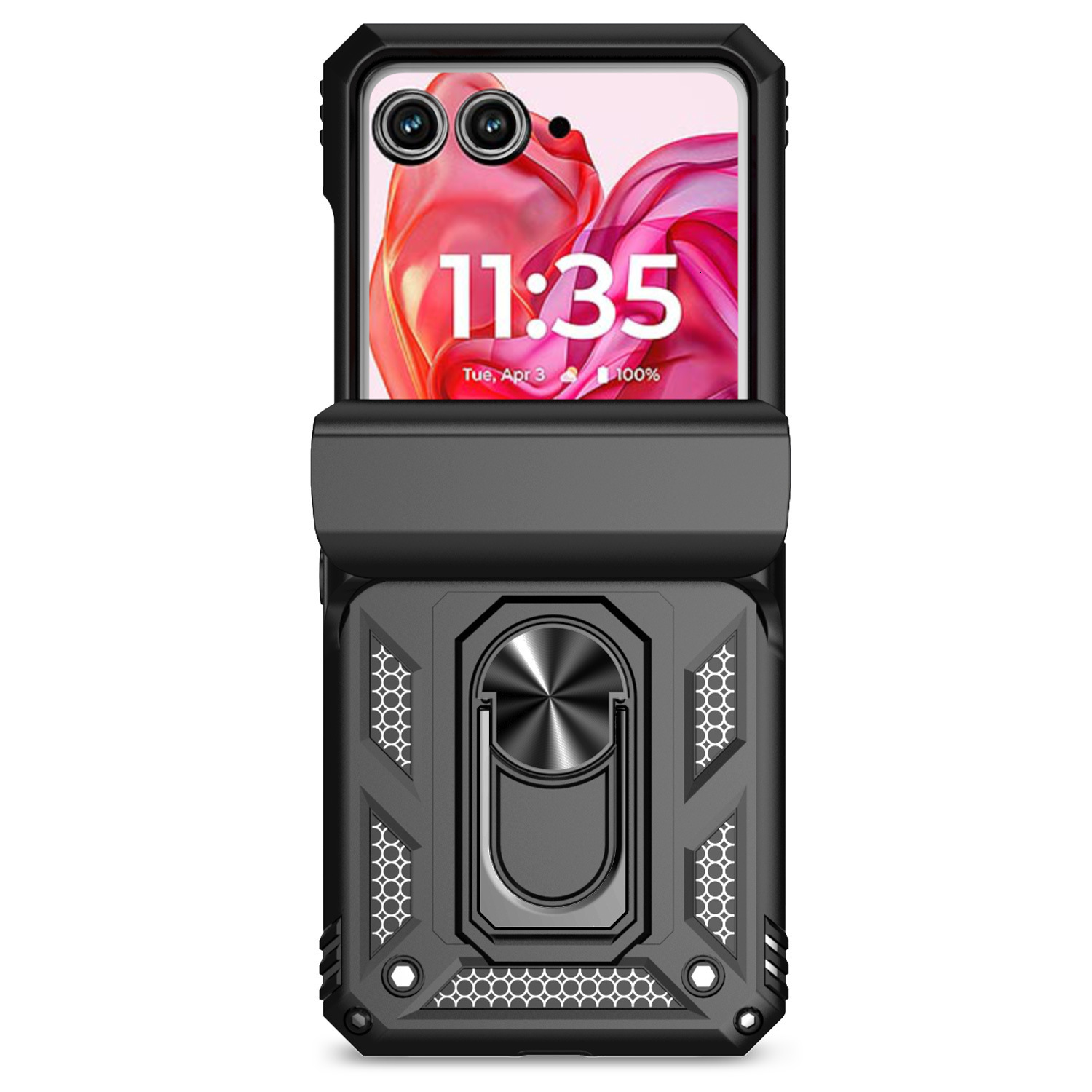 New Model Compatible with MOTO Razr 2024 Sergeant Two-in-One Foldable Case Motorola Protective Cover ddmythur