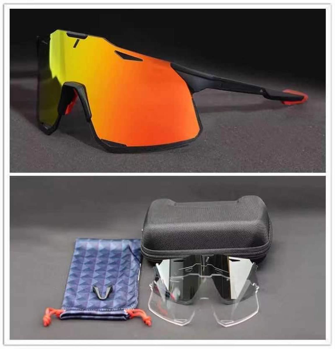100 brand S5 Eyewear Cycling Glasses Polarized Sports Outdoor bike Sunglasses women men UV400 bicycle goggles with case3422589