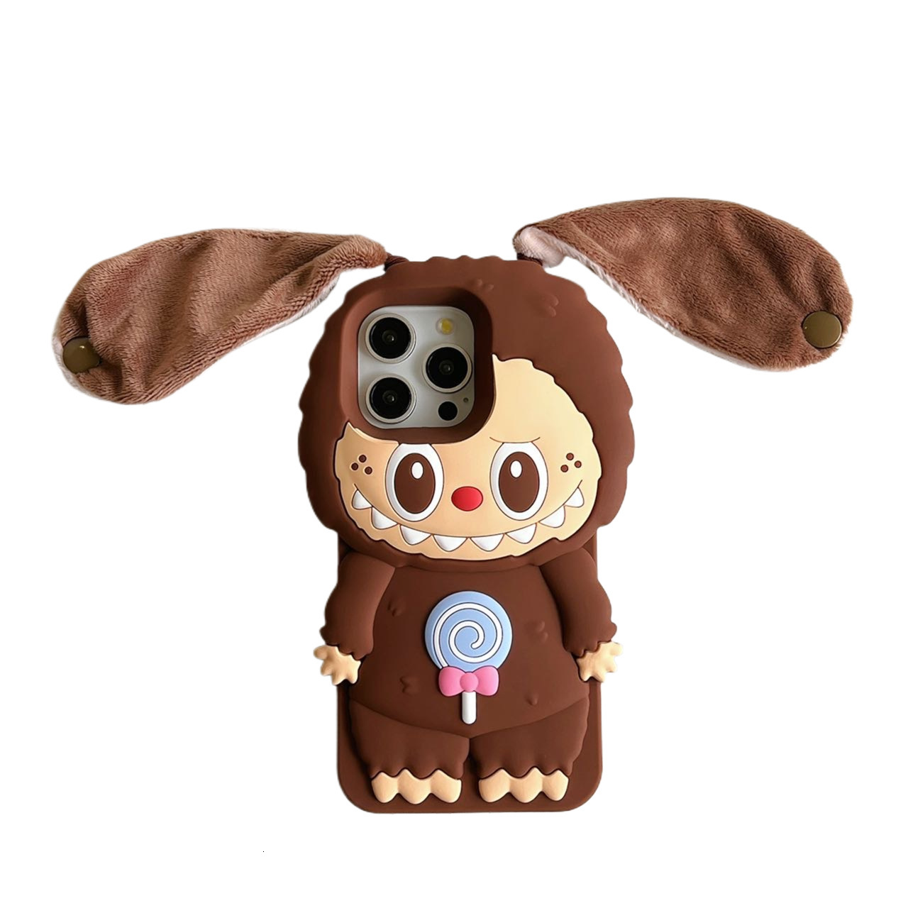 Internet Celebrity Labubu Compatible with iPhone 15/14 Max Apple 12 Phone Case 11 Japanese and Korean 13 3D Cute Female Style ddmythur