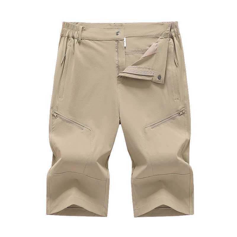 Mens Tactical Shorts Man With Multi Pockets Casual Durable Waterproof Cargo Hiking for Outdoor Trekking Army Clothing Baggy W250705