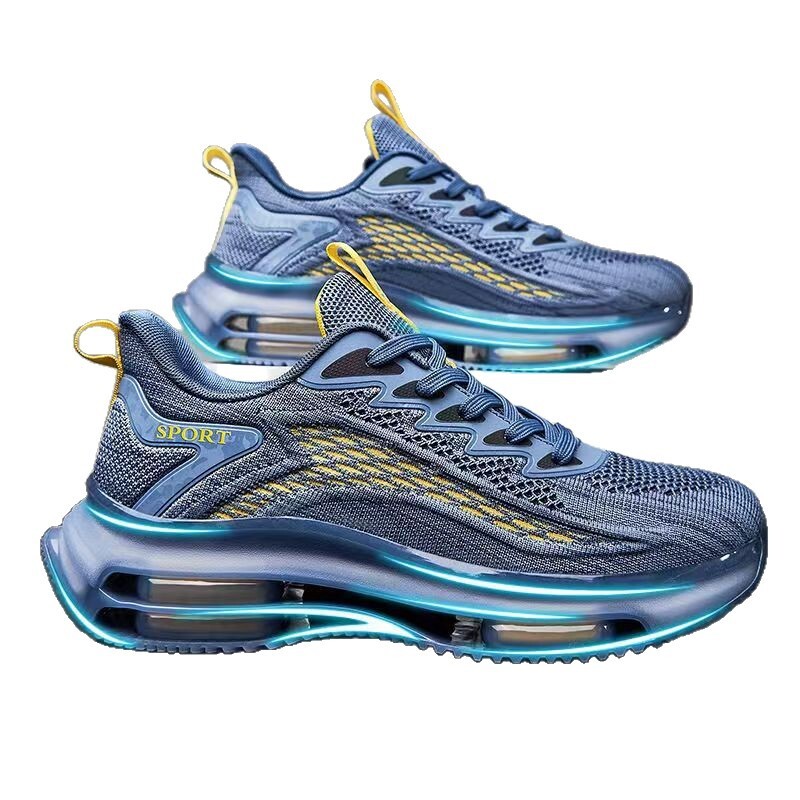 Designer casual shoes Men's 2025 New Full Sole Air Cushion Running Trendy Non-Slip Shock Absorption Casual Sports Shoes Summer Dad Sneakers