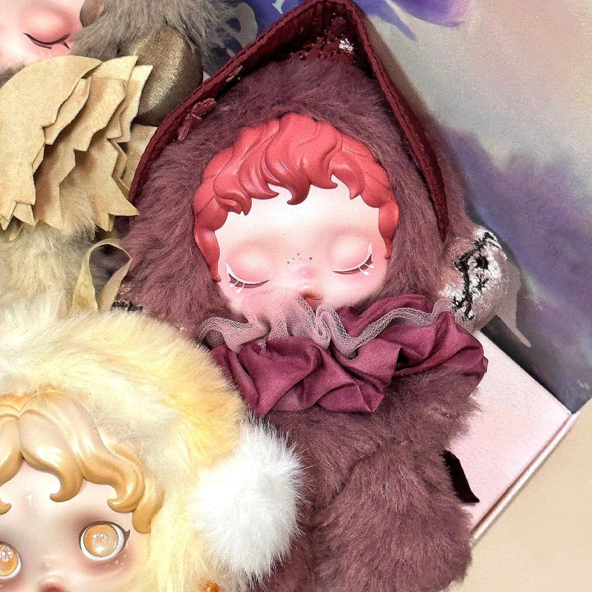 Genuine Skullpanda L Impressionnisme Series Vinyl Plush Blind Box Art Doll Model Decor Hanging Ornament Collectible Toy Fans Gift XJ250705