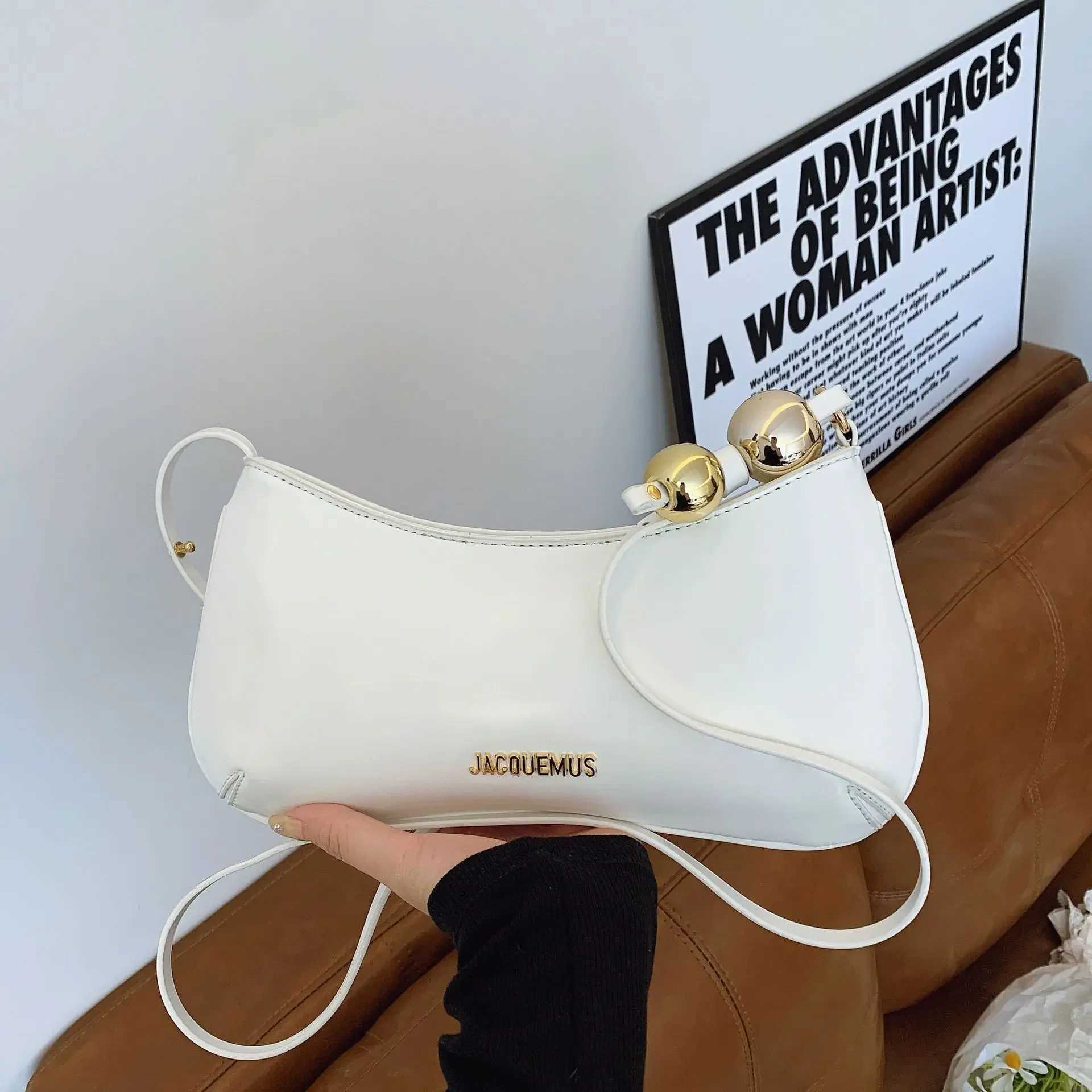2025 Trendy! Spring/Summer Small Armpit Bag - Solid Color Soft Leather Shoulder/Crossbody/Handheld Stylish Essential Y250705