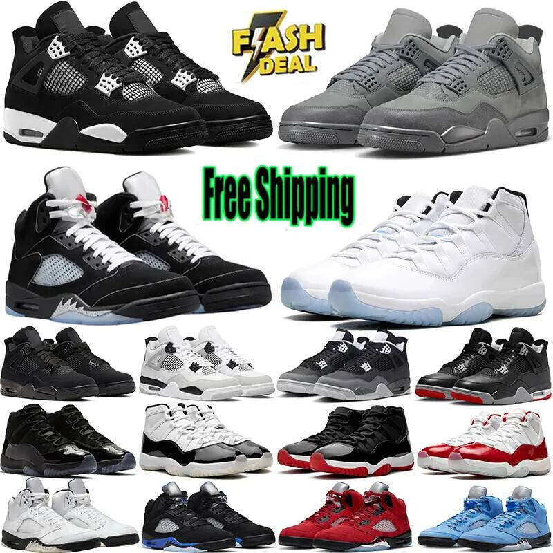Free Shipping chaussure 5 Basketball Shoes For Men Women 5s 11s Sneakers White thunder Bred Cool Grey Metallic Reimagined Wheat Mens outdoor Sports 4 4s T 62