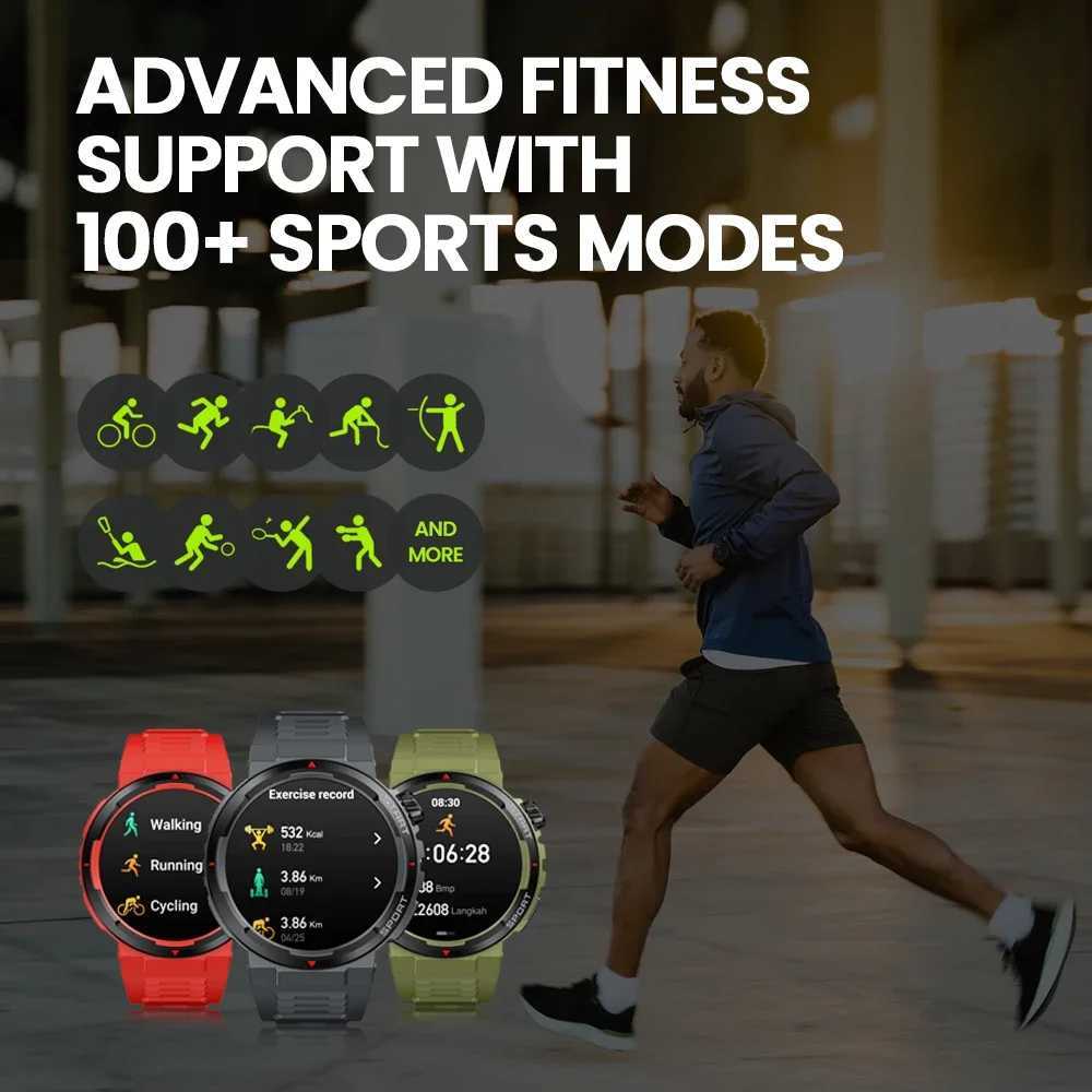 New Zeblaze Ares 3 Plus 1.43 HD AMOLED Display Voice Calling Smartwatch New 3D Interactive Health Fitness Tracking Smart Watch XJ250705