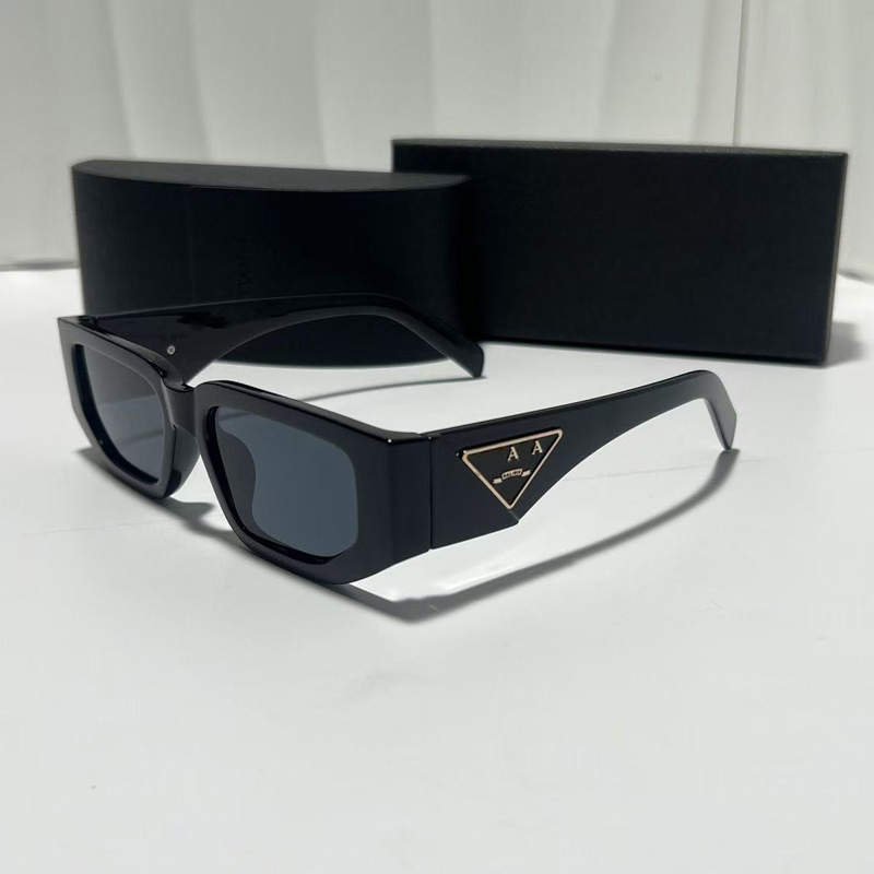 designer women sunglasses triangle logo color blocked frame designer beach UV400 anti polarizing men sunglasses Outdoor Recreation With exquisite gift box nice