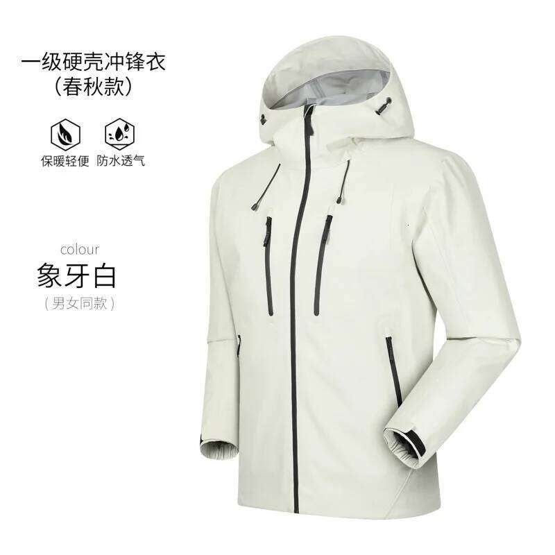 ARC Outdoor Men Women, Fashionable, Windproof And Rainproof, Mountain Climbing, Travel, Camping, Hard-Shell Windbreakers 250701 250701