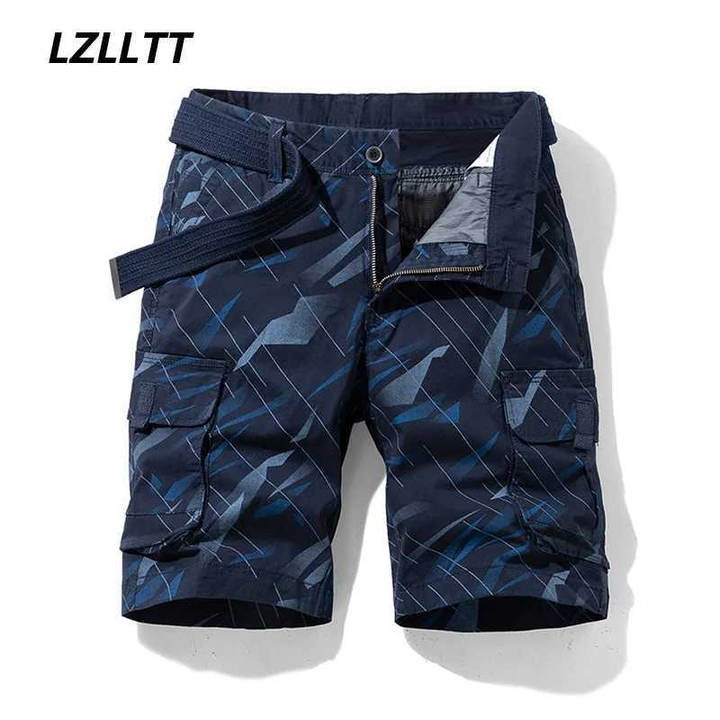 Summer Mens Cargo Shorts Men Fashion Casual Cotton Classic Brand Clothing Outdoor Military Large Size Joggers Shorts Male Hot 38 W250705