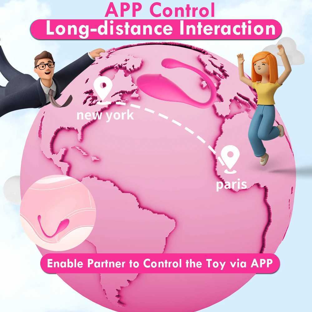 Wireless Bluetooth APP Vibrator Female Remote Control Egg Clitoris Stimulator G Spot Massager Sex Toys for Women Adults PantiesXJ250704