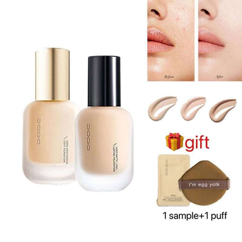 UODO Liquid Foundation Concealer Long-lasting BB Cream Waterproof Pore-minimizing Lasting Bright Dry To Oily Skin Care 30ml X250705
