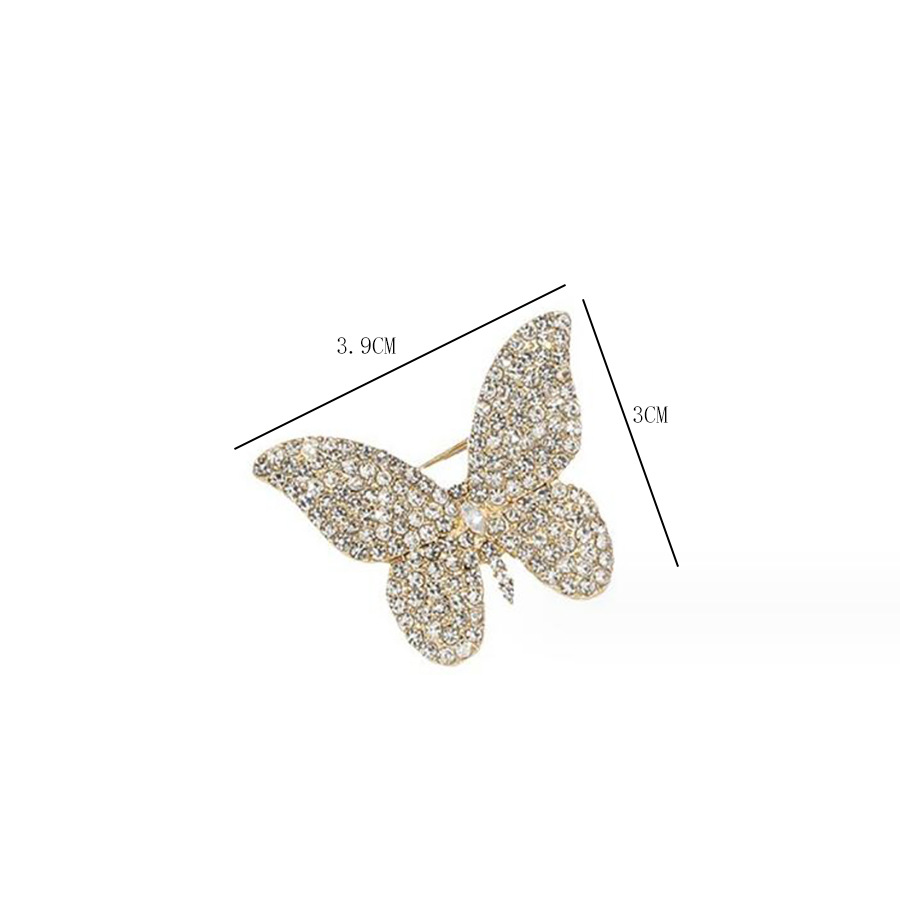 Chic Socialite's Statement Wear: Luxurious Full-of-Diamonds Butterfly Patterned Shirt