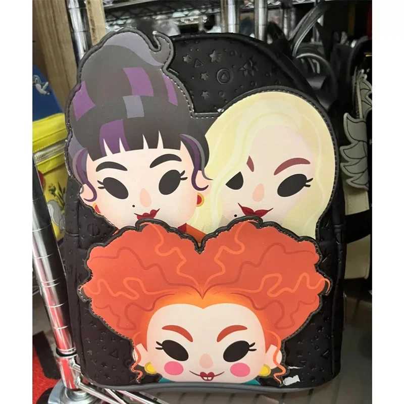 Kids Backpack Hocus Pocus Sanderson Sisters Womens Double Strap Shoulder Bag Purse Class Bag for Girls W250705