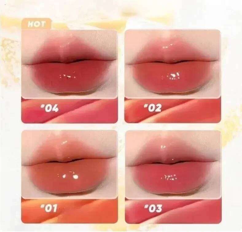 Judydoll Ice Iron Glaze Lipsticks Non-Stick Cups Mirror Shine Watery Lip Lotion Metal Brush Head Makeup Cosmetics X250705