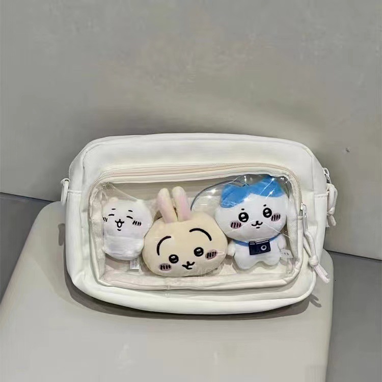 Cute girl multifunctional handbag crossbody bag designer trend bag anime transparent women s crossbody trend bag women s shoulder bag