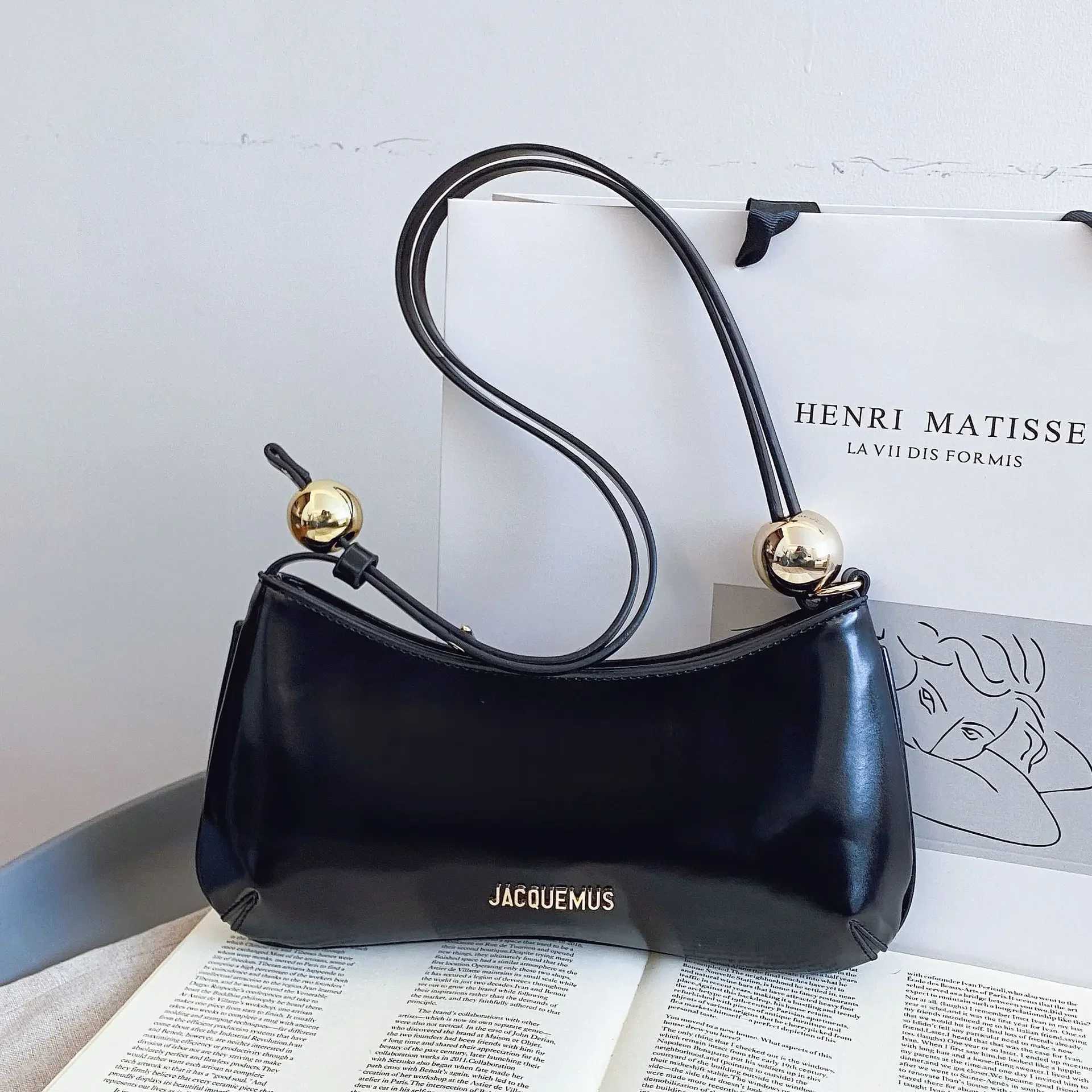 2025 Trendy! Spring/Summer Small Armpit Bag - Solid Color Soft Leather Shoulder/Crossbody/Handheld Stylish Essential Y250705