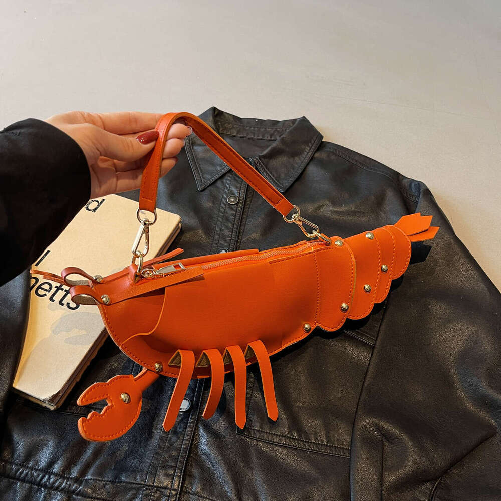 Track Crawfish New Cute Handbag Korean Style Personality Women's Trendy Girl's Shoulder Bag