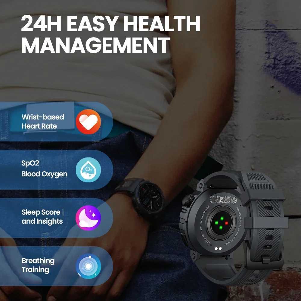 New Zeblaze Ares 3 Plus 1.43 HD AMOLED Display Voice Calling Smartwatch New 3D Interactive Health Fitness Tracking Smart Watch XJ250705
