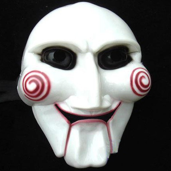 Halloween adult mask V-shaped revenge chainsaw horror party party party, Benoit clown skeleton street dance, Jueqin