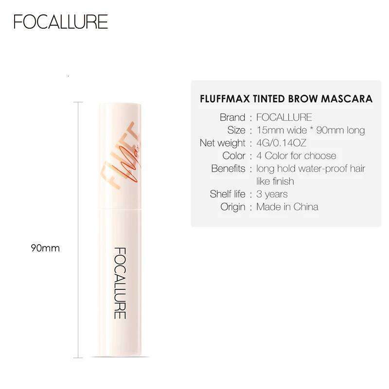 FOCALLURE Natural Brow Long Hold Waterproof Eyebrow Cream Hair Like Finish Wild Eyebrows Styling Gel Beauty Eyes Makeup X250705