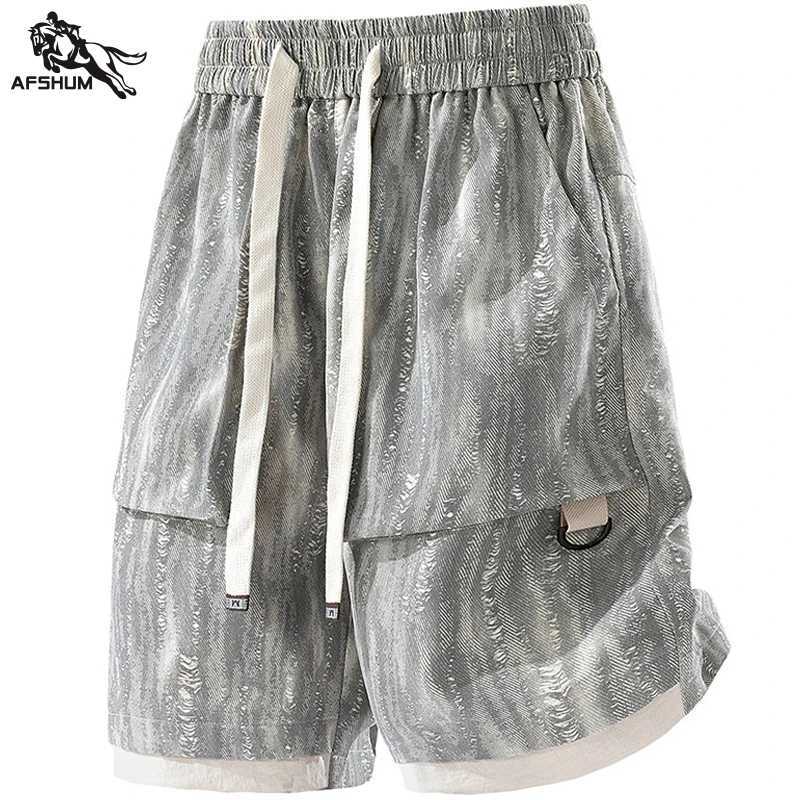 Mens shorts in sizes 6XL 7XL 8XL summer new mens shorts sport camouflage casual pants five-point fitness sport pants 503 W250705