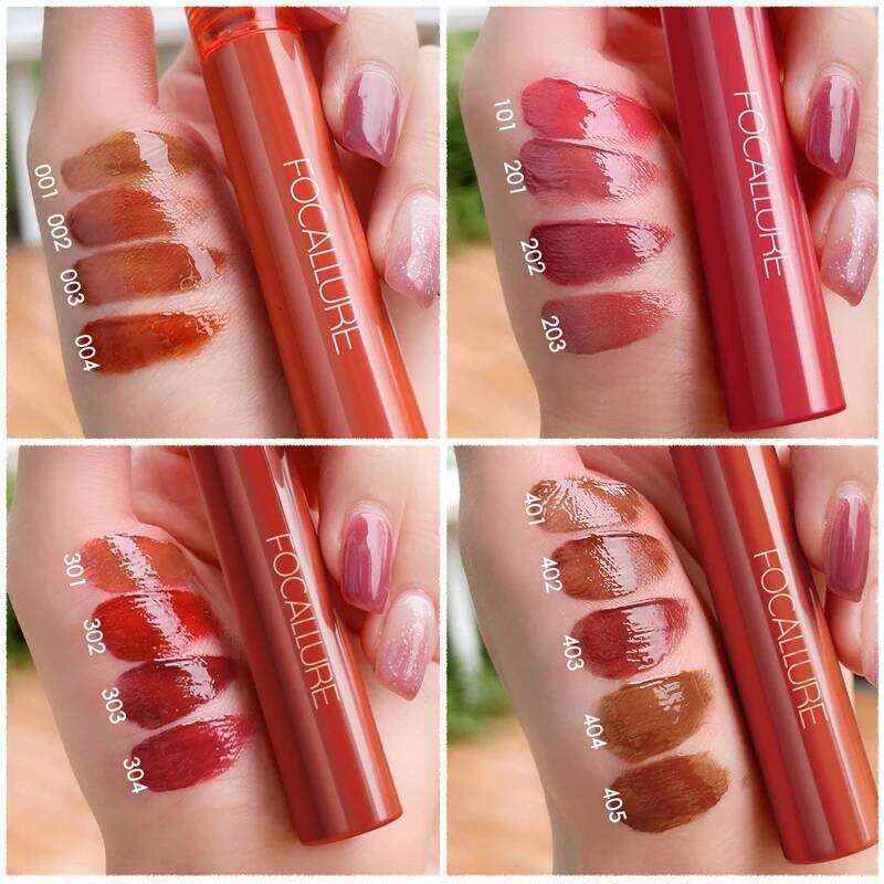 Focallure Shiny Nourish Lipgloss 17 Colors Long-Lasting Glossy Lipstick Waterproof Non-Stick Cup Cosmetic Moisturizing Lip Gloss X250