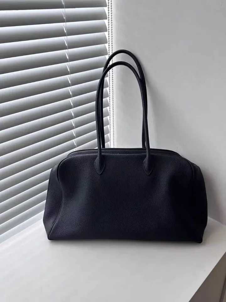 Autumn Winter Large Capaci Womens Tote Bag Commuter oulder Boston Bag Soft Handle Korean Sle Polyester Zipper C...XJ250704