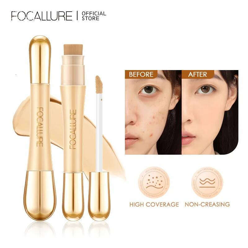 FOCALLURE 7 Colors Matte Base Foundation Cream Flawless Liquid Contour Concealer Waterproof Professional Face Cosmetic X250705