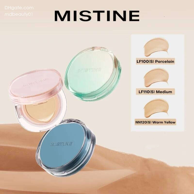 MISTINE Poreless BB CC Cushion Foundation Long lasting waterproof Oil Control Concealer 13g Original Real Makeup Cosmetics X250705