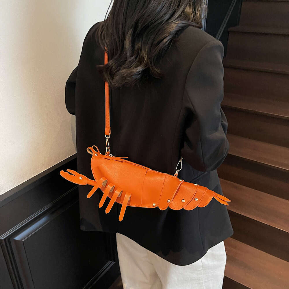 Track Crawfish New Cute Handbag Korean Style Personality Women's Trendy Girl's Shoulder Bag