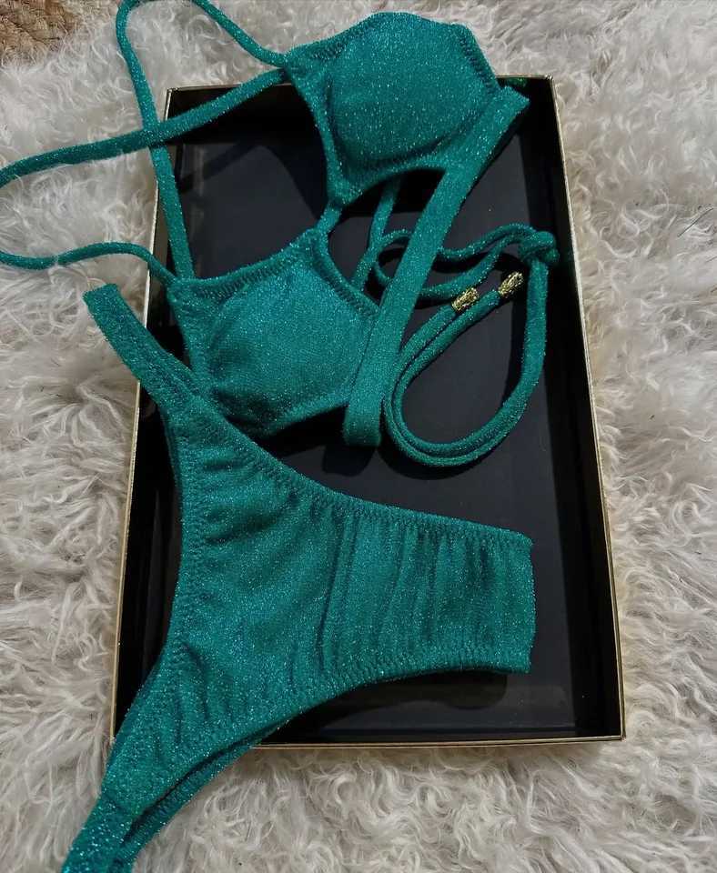 2025 Trend Bandage Bikini Women Swimsuit Perfect For Summer Fashion Sexy Bikini Lady Beachwear Bath Suit Female Swimwear Getaways XJ250624