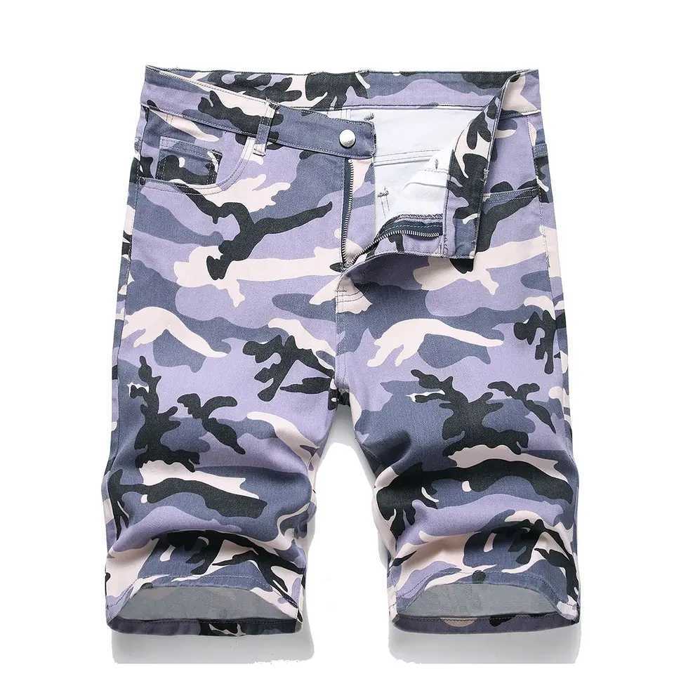 Male Short Pants Cotton Camouflage Slim Mens Bermuda Cargo Shorts 2025 Fashion Japanese Street Style Clothes Beautiful Jorts W250705
