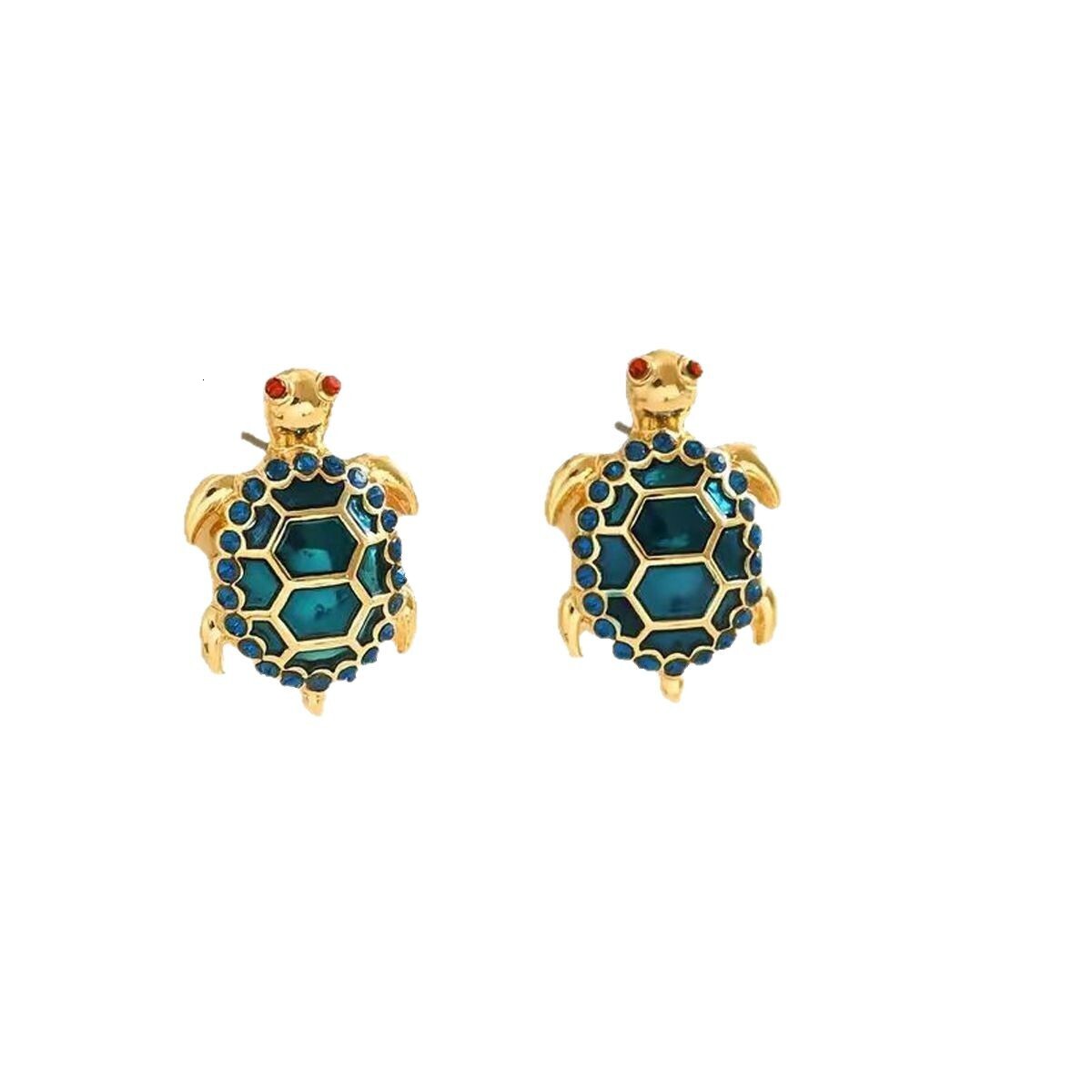 Trendy Turtle Fashion Exquisite Cute Niche Design Sense Earrings Suitable For Daily Parties