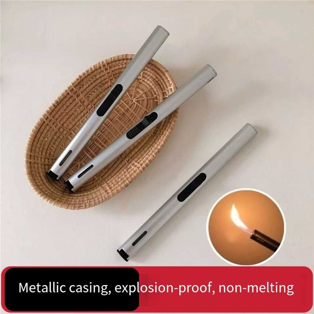 New model handheld long-style ignition device, windproof kitchen gas stove lighter, inflator for household use, scented candle for burning, companion 