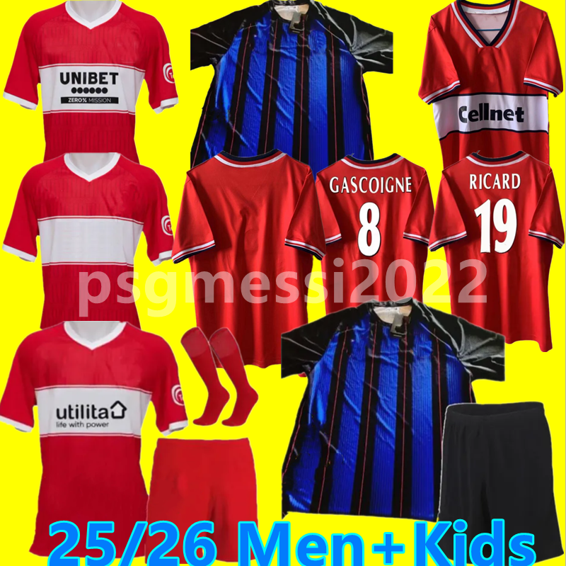 25 26 Middlesbrough Soccer Jerseys 2024 2025 Tavernier Payero Howson McNAIR AKPOM CLARKE FRY FORSS LENIHAN Football Shirt Uniforms Men Kids Kits uniforms 998