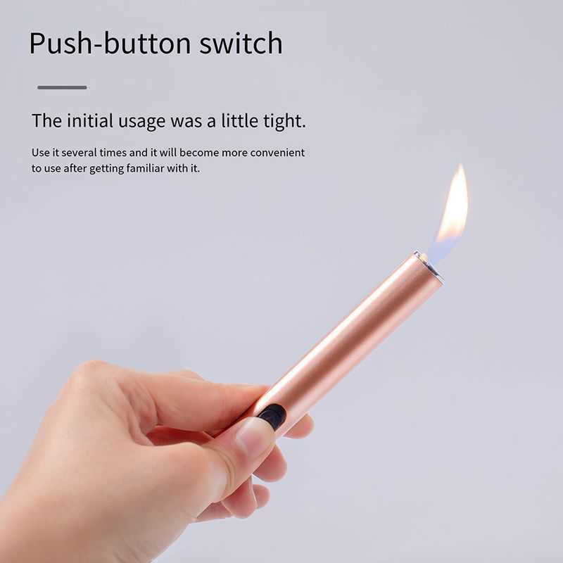 New model handheld long-style ignition device, windproof kitchen gas stove lighter, inflator for household use, scented candle for burning, companion 